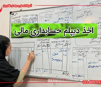 تصویری از کلاس حسابداری با تیتر اخذ دیپلم حسابداری
