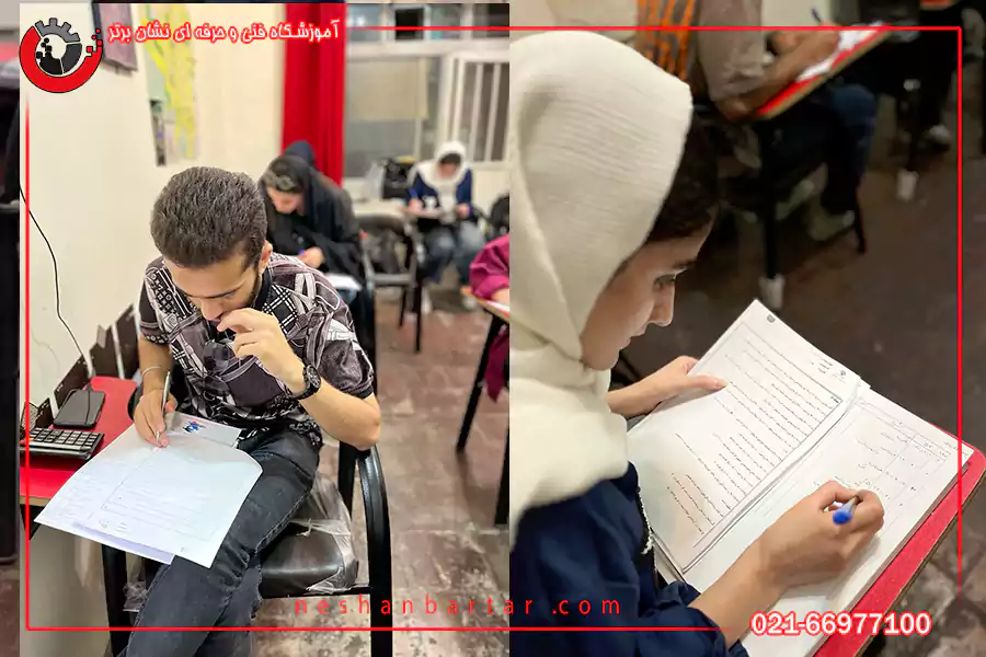 تصویری از هنرجویان در آموزش حسابداری