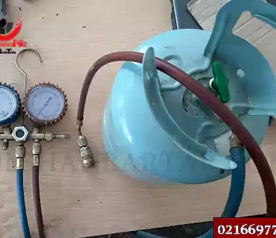 تصویری از کپسول در دوره آموزش شارژ گاز کولر خودرو