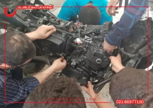 آپاچی و پالس از جمله موتورسیکلت های آموزشی در دوره آموزش تعمیر موتورسیکلت نشان برتر