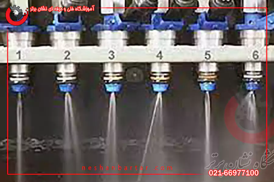 پاشش سوخت توسط انژکتور خودرو