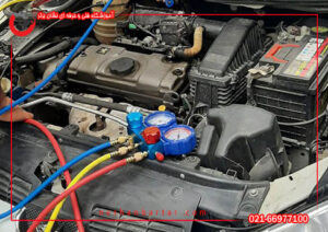 تصویری از کلاس دوره آموزش شارژگاز کولر خودرو 3